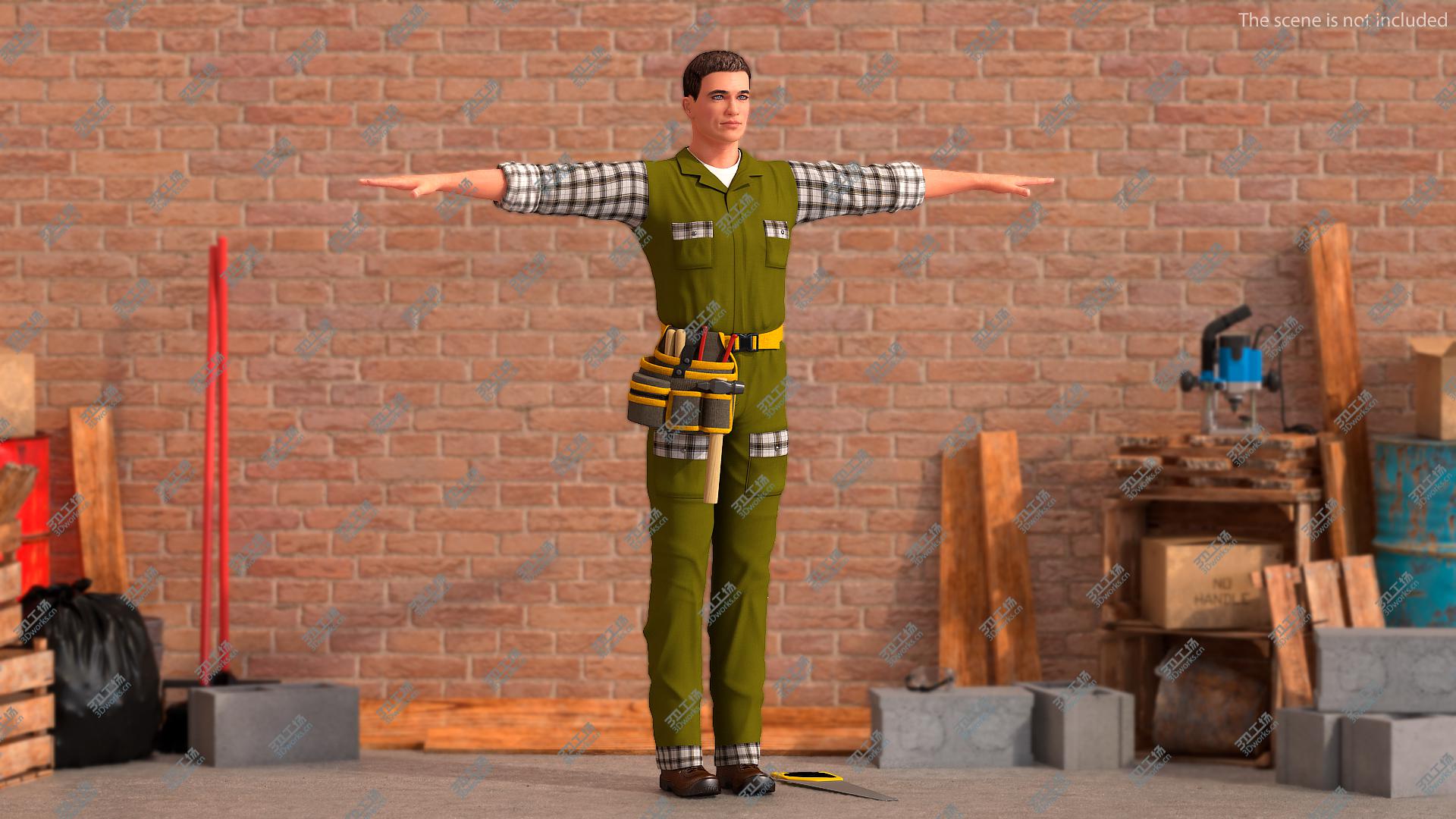 images/goods_img/202104093/Carpenter T-Pose 3D model/2.jpg